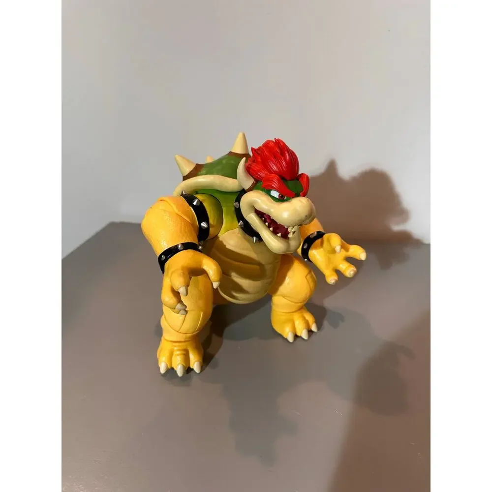 The Super Mario Bros Movie Bowser 7 Inch Action Figure Light Up Fire Breath